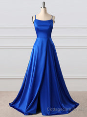 A-Line Prom Dresses Side Split Evening Dresses