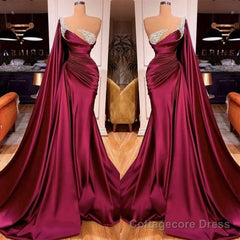 Gorgeous Mermaid Beads Evening Prom Dress WIth Ruffles