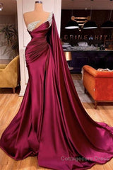 Gorgeous Mermaid Beads Evening Prom Dress WIth Ruffles