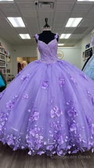 Princess Lilac Quinceanera Dresses