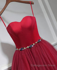 Cute Sweet Neck Short Prom Dress, Mini Dresses