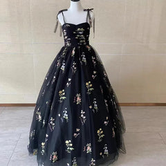 Luxury Floral Embroidery Long Champagne Prom Evening Dresses Women Summer Party Formal Occasions Reception Dress