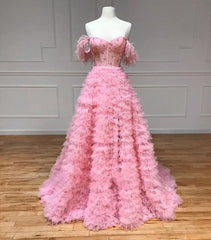 Customize Pink Prom Dress