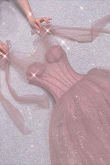 Princess Pink Long Prom Dress