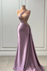 Long Prom Dress Sleeveless Strapless with Pleated Beadings