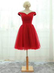 Lace-up Homecoming Dresses Red Party Dresses Short Prom Dresses