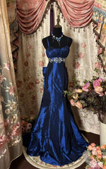 Mermaid Long Prom Dress New Arrival Sexy Blue Evening Dress