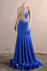 Mermaid Prom Dresses Sleeveless Sexy Evening Dresses Party Charming Long Dress