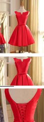 Short Red Homecoming Dress, Party Dress, 2025 Short Red Dancing Dress, Party Dress