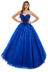 Grap Tulle Sequins Sweetheart Prom Dresses Spaghetti Straps Evening Quinceanera Dresses