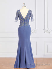 Sheath/Column Bateau Floor-Length Chiffon Mother of the Bride Dresses With Appliques Lace