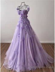 A-Line Prom Dresses Elegant Dress Formal Sweep / Brush Train Sleeveless Sweetheart Tulle with Pleats Sequin Appliques